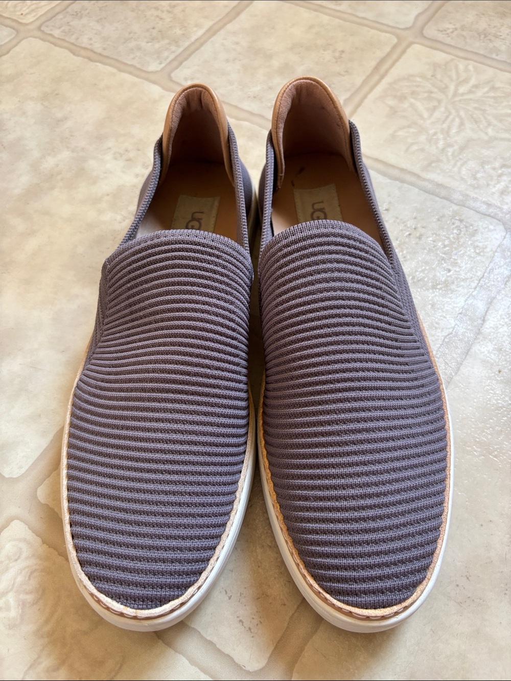 UGG Womens US 10 Sammy
Lavender Purple Slip-On Casual Knit Shoes 1112259 Comfort - Picture 2 of 7
